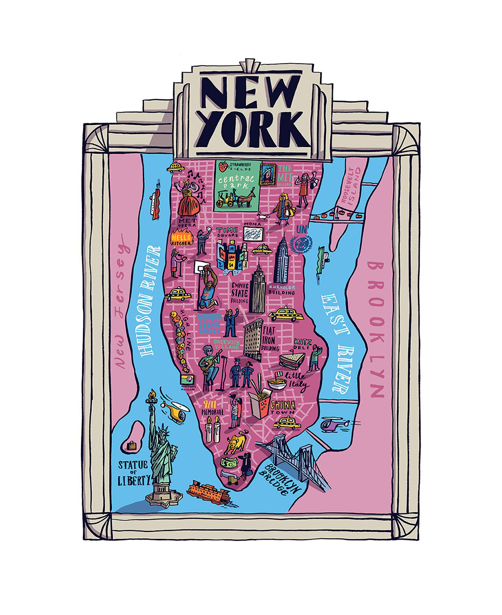 New York Map